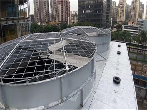 玻璃鋼圓形逆流式冷卻塔的特點(深圳圓形逆流式玻璃